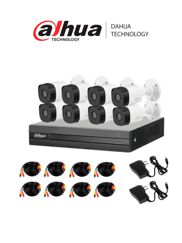 Kit de 8 Canales 2 Megapixeles DVR Cooper-I (8 camaras)