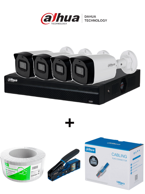 Kit IP - Bundle NVR+4BulletIP